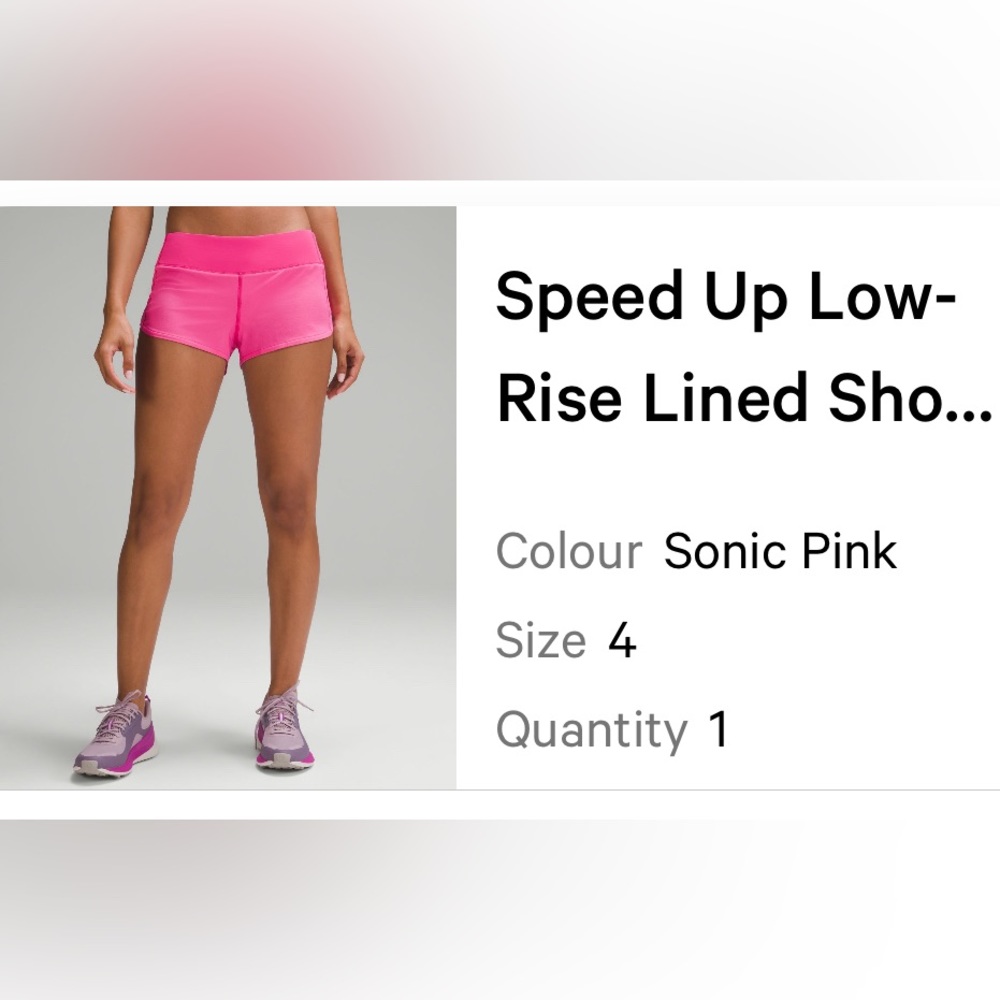 Lululemon speed up shorts